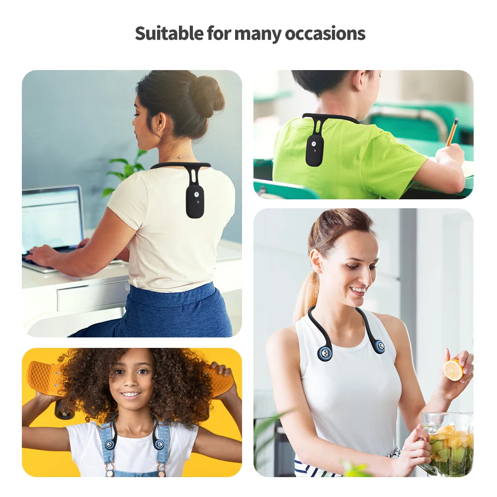 Invisible Smart Posture Corrector - Real-Time Back Training Device for Adults and Kids